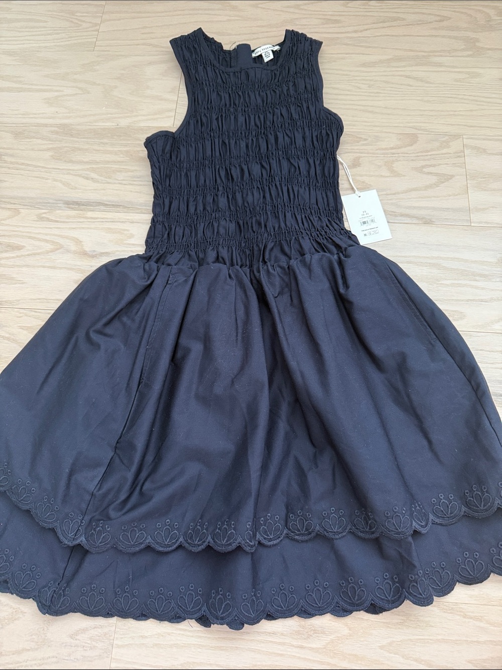 Free Assembly Scalloped Dress